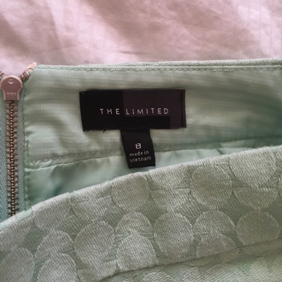 Mint green mini skirt - Picture 3 of 4